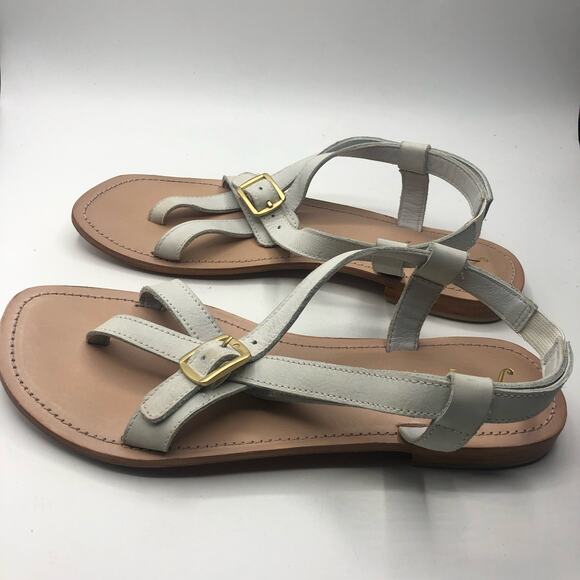 Free People Womens La Risa Flat Sandal White Size EU 41 / US 11 - Picture 3 of 5